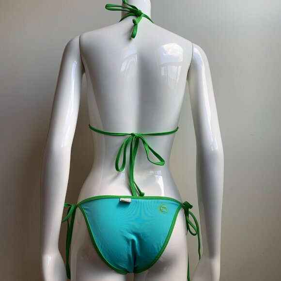 Aaron Chang Green fern reversible bikini - Picture 11 of 11